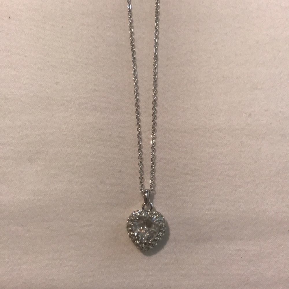 Heart necklace made with Swarovski elements